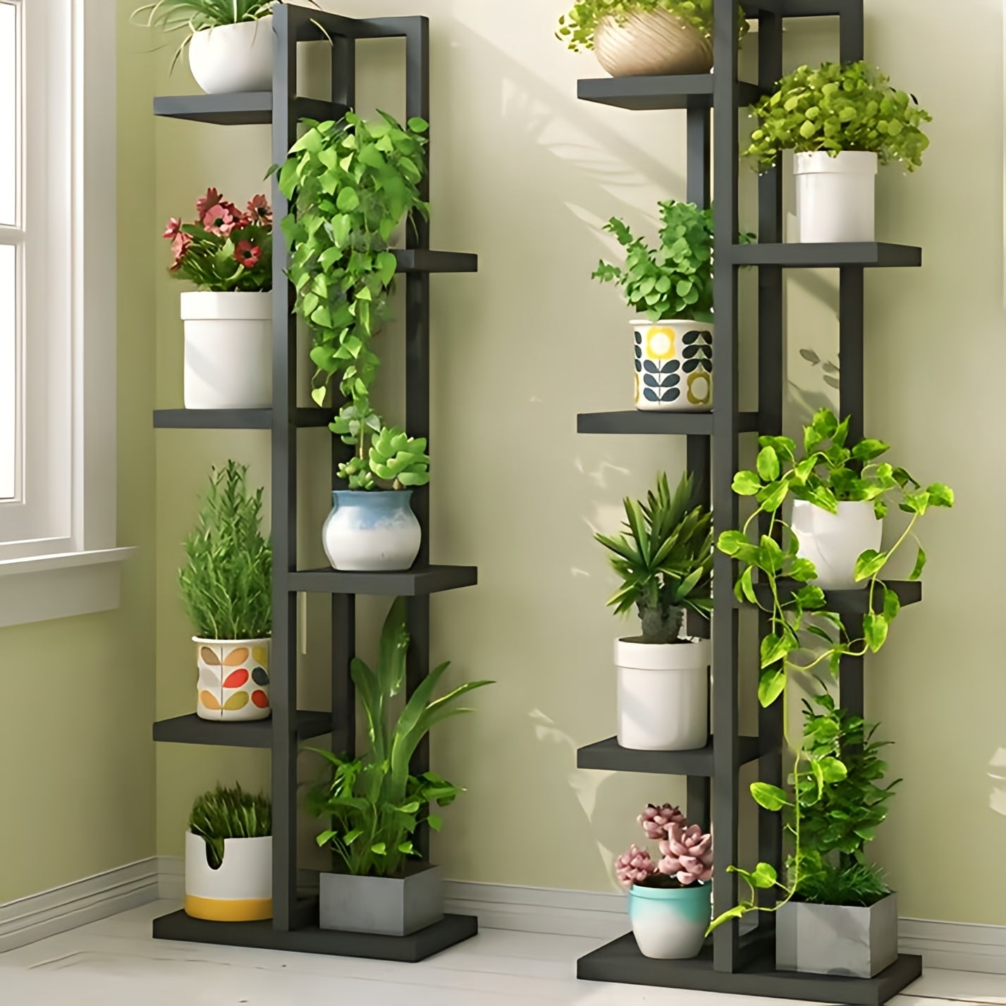 Modern Wooden Flower plant Stand