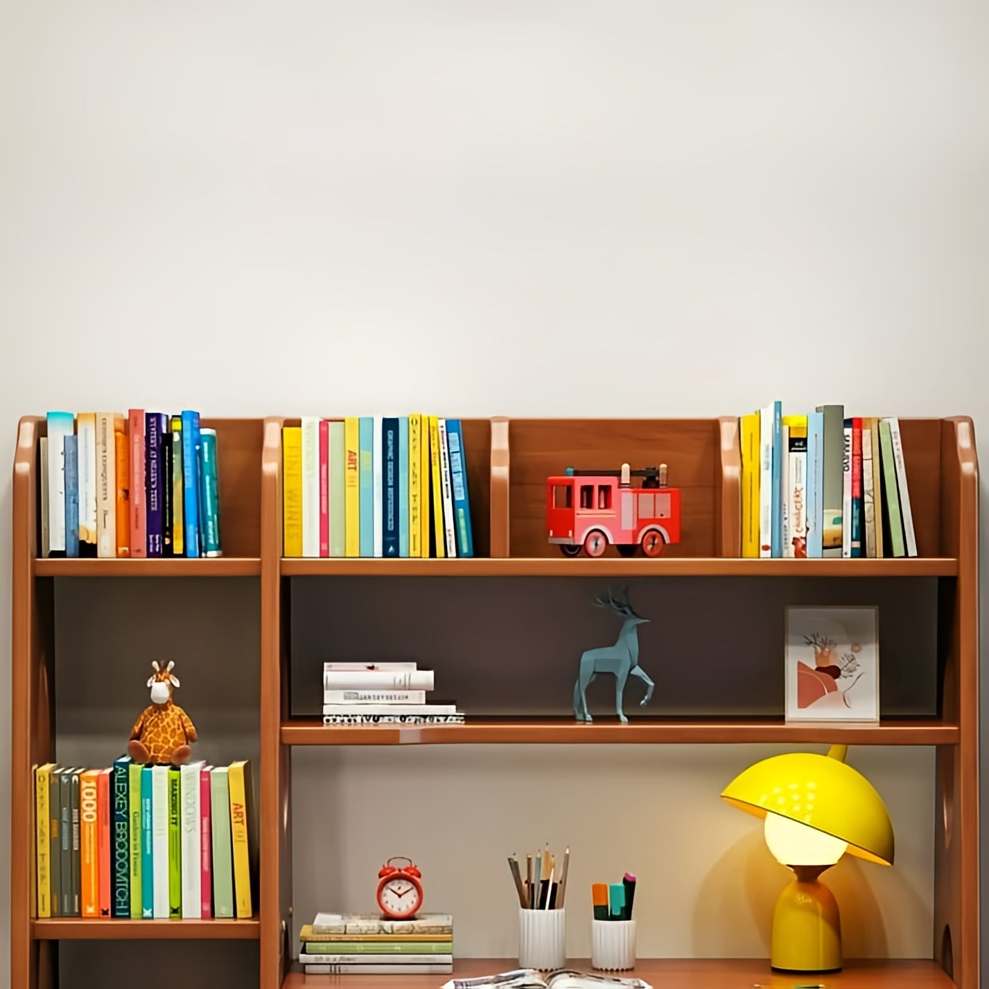 Wooden Interactive Table and Chair Set for Kids