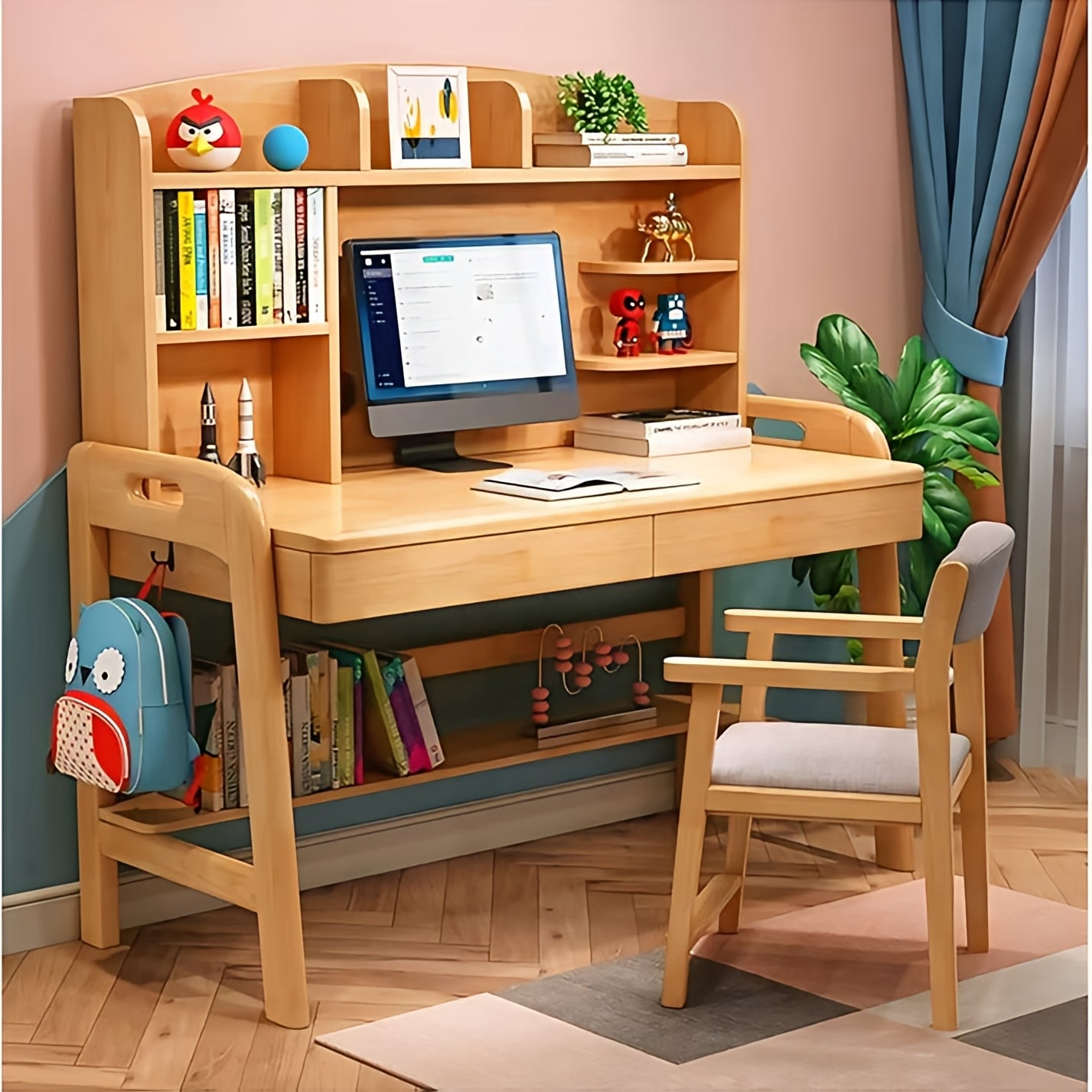 Exclusive Reading Table | Wooden Study Table and Chair