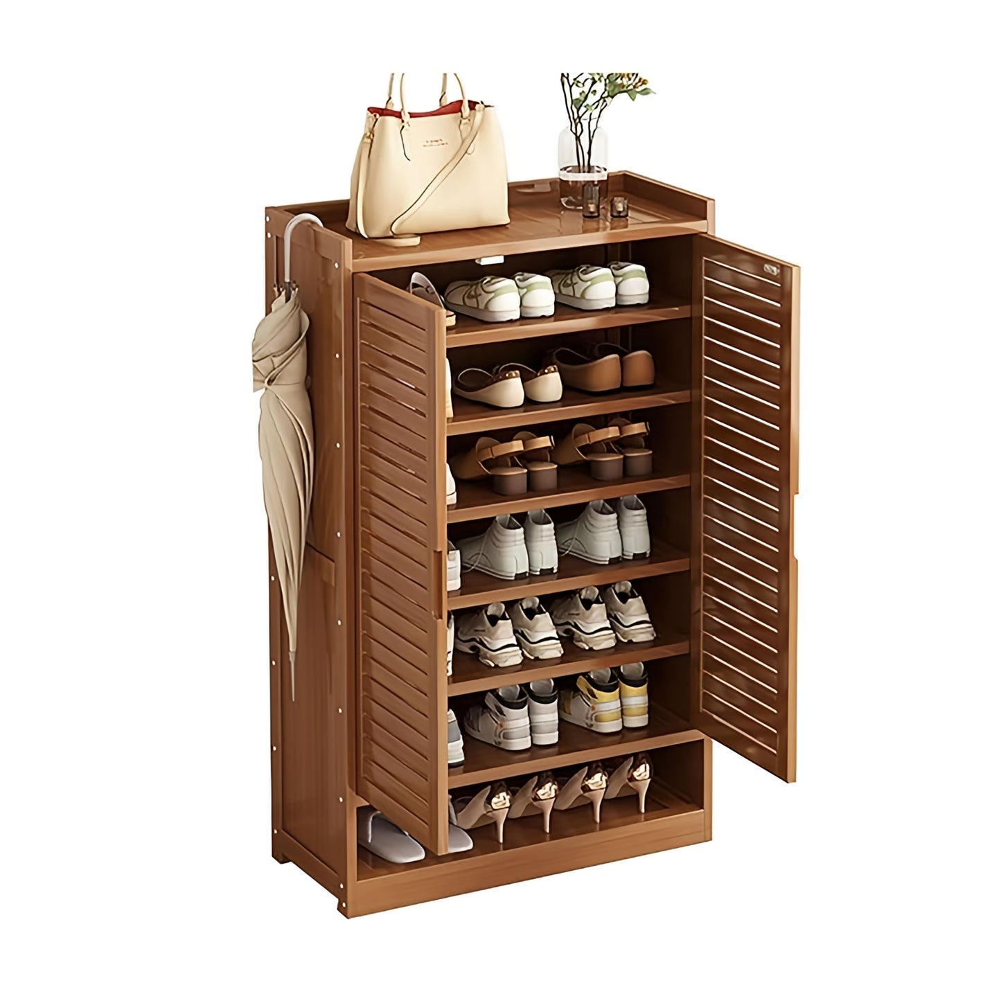 Exclusive Wooden Shoe Cabinet For Your Beautiful Home
