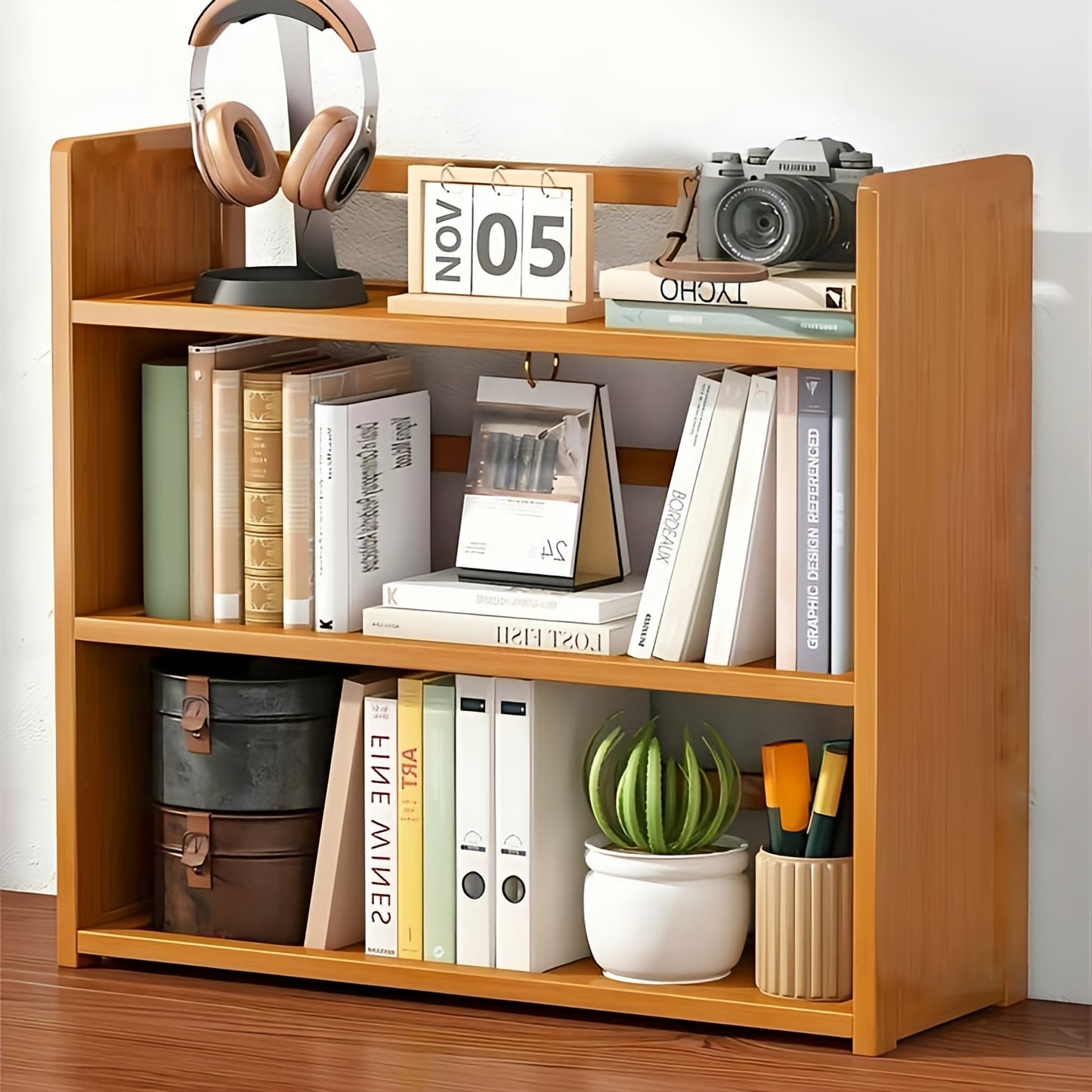 Stylish wooden kitchen shelf for your beautiful kitchen storage