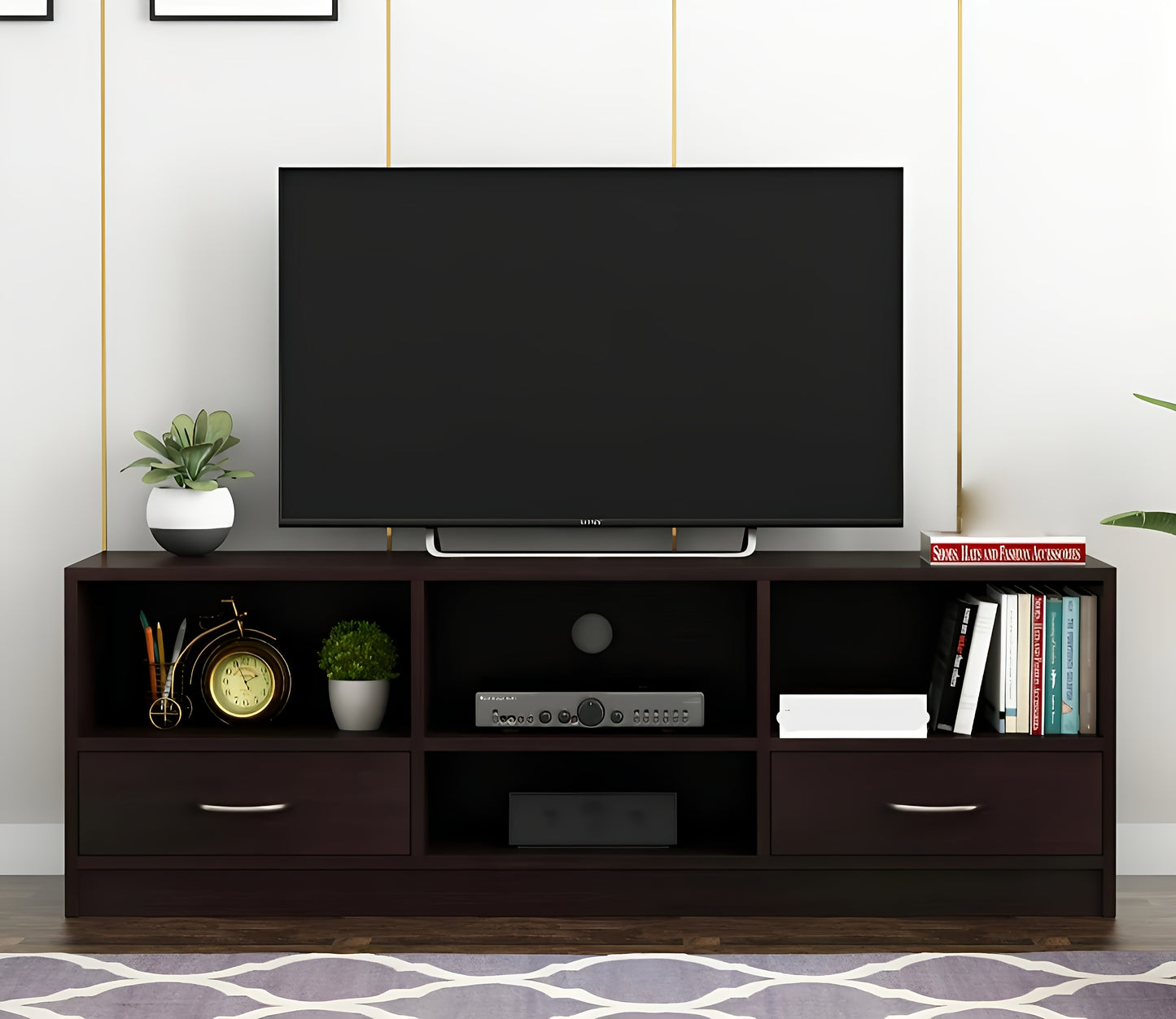 Wooden Blocks Tv Unit | TV Cabinet