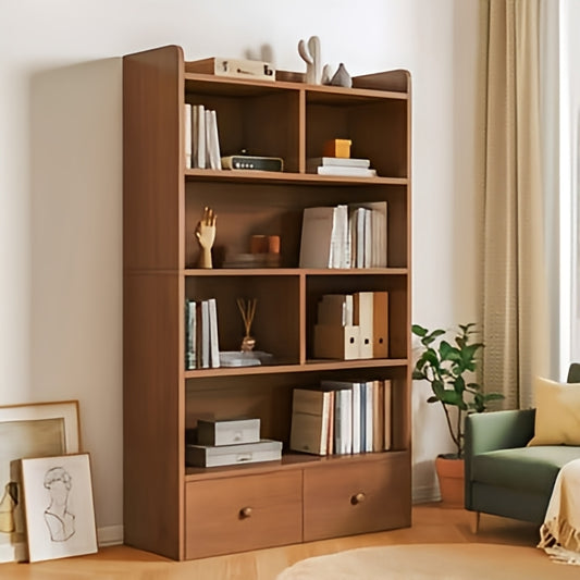 Modern Stylish wooden Book Shelf with 2 Drawer