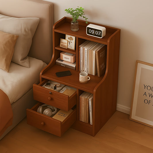Unique Wooden Bedside Table