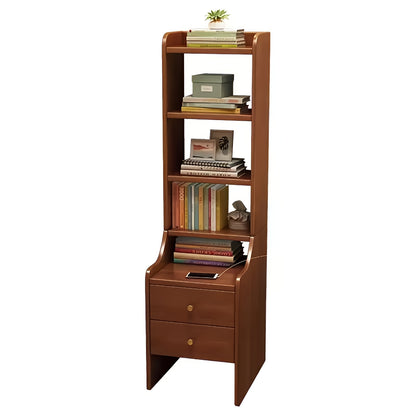 Bedside Table. Modern bedside shelf with storage cabinet. Perfect for small spaces, featuring a 5-tier organizer with 2 drawers.