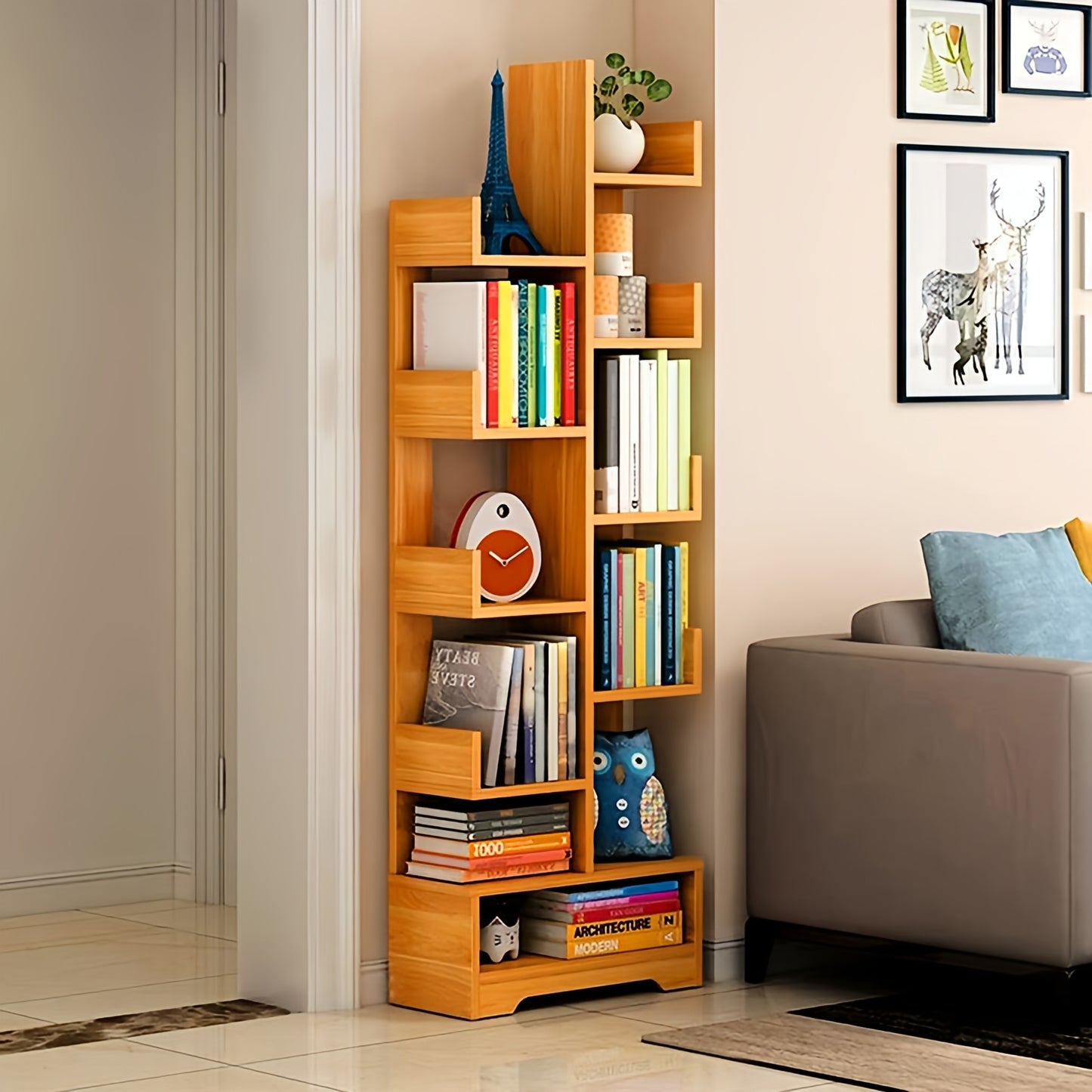 L shape bookshelf For office / Home