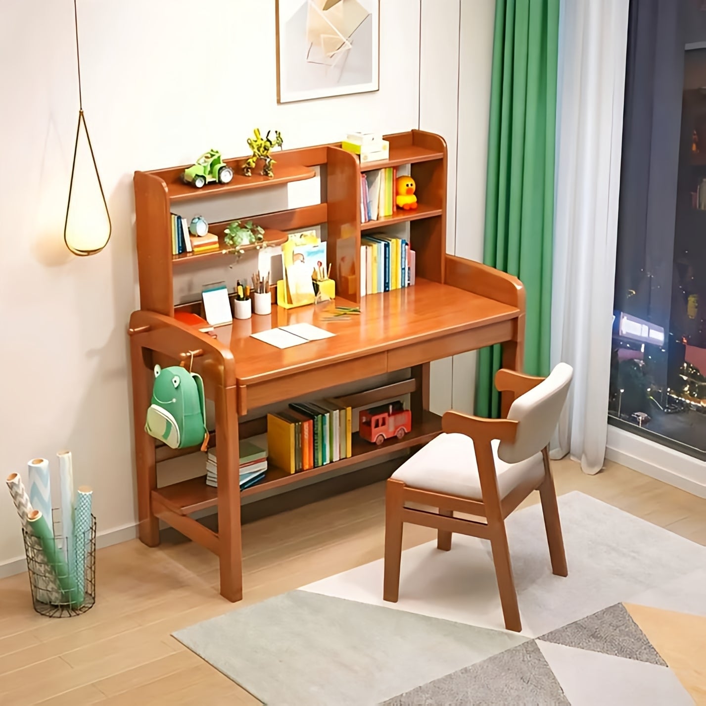 Reading Table | Wooden Study Table and Chair