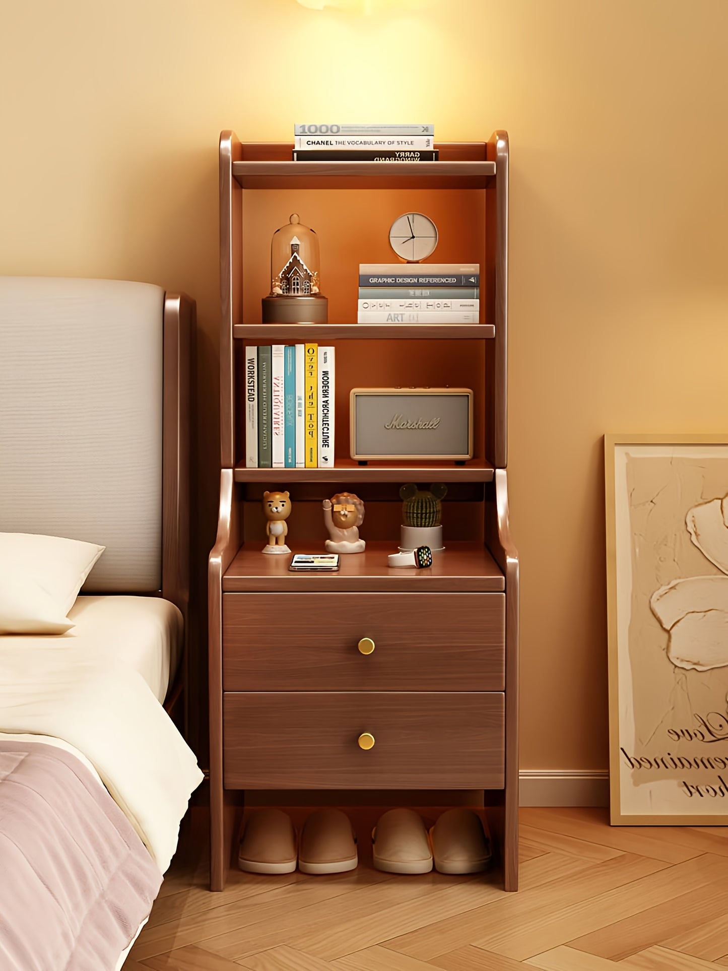 Wooden Bedside Table