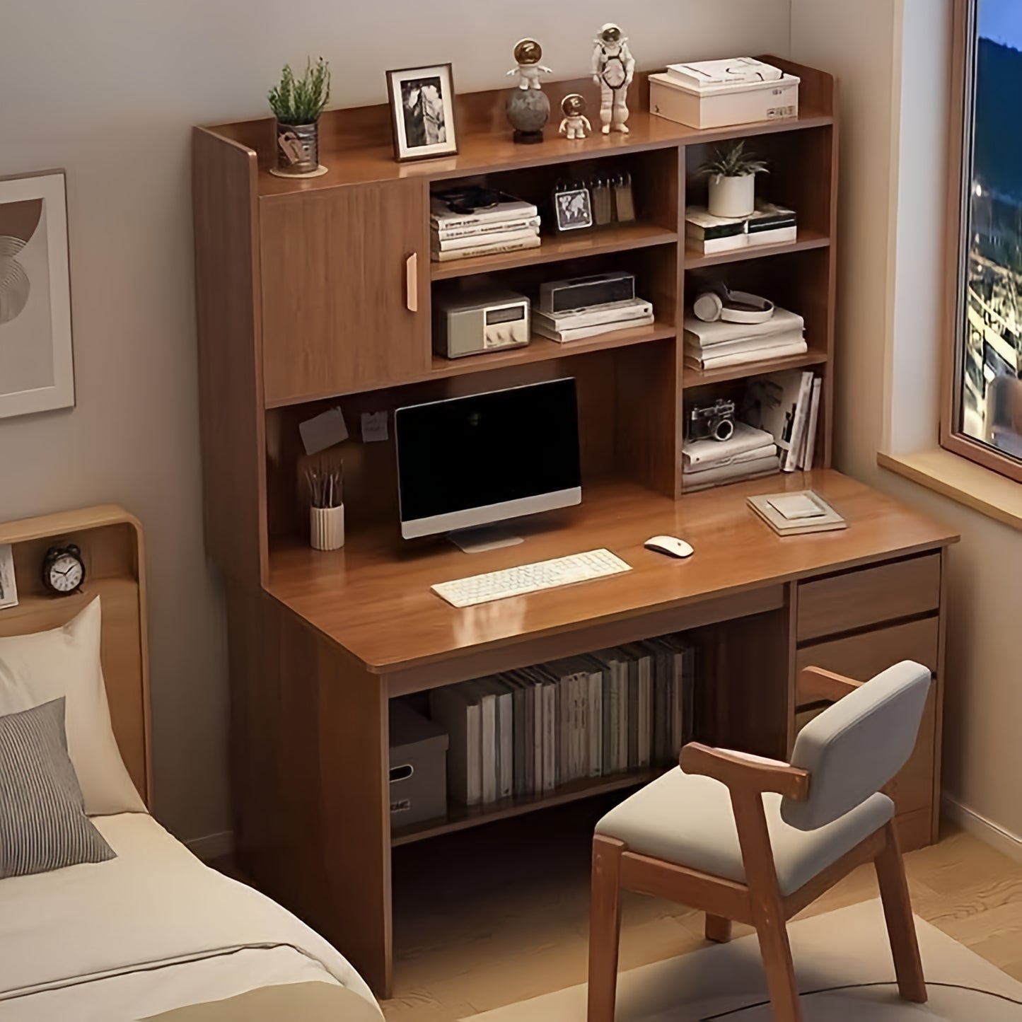 Reading Table | Wooden Study Table and Chair