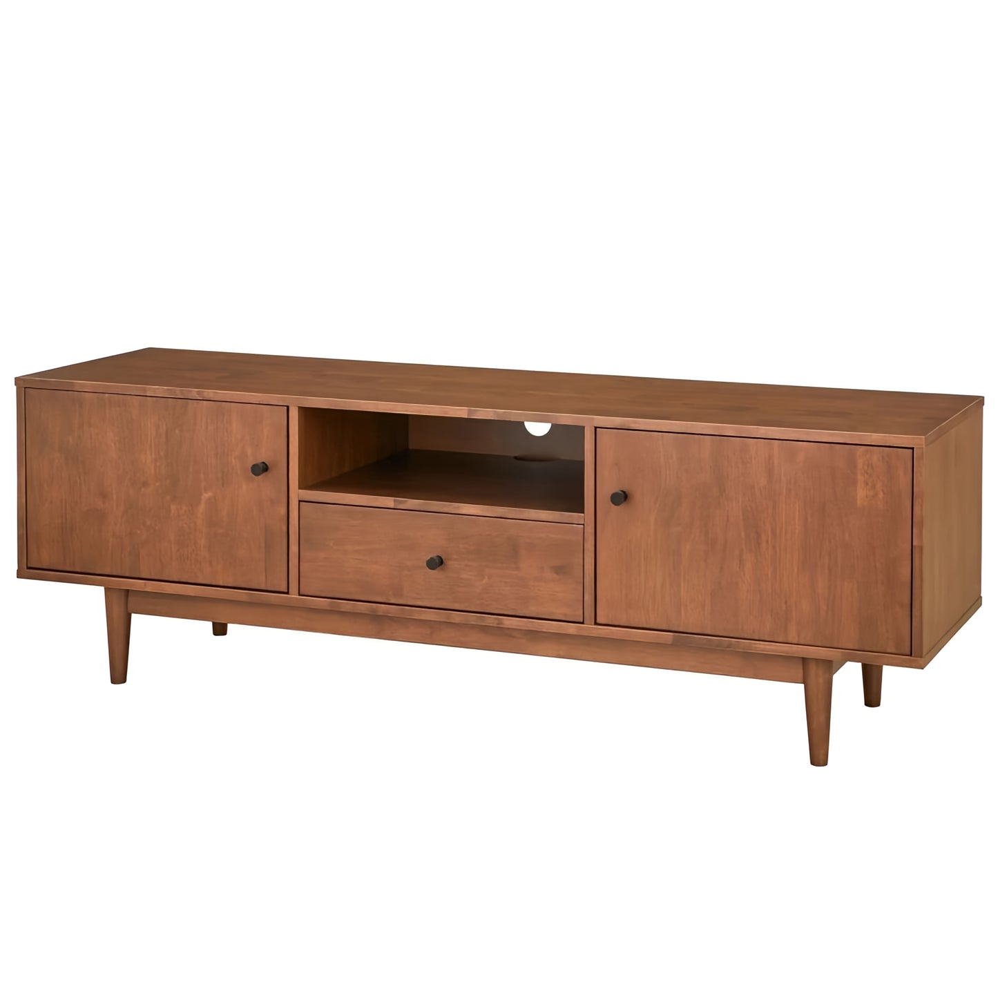 Wooden Tv Stand with Cabinet