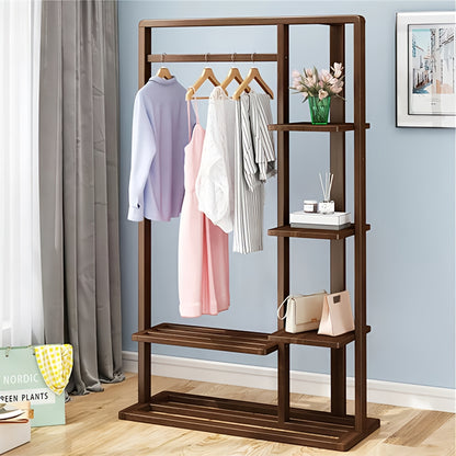 Solid Wooden Cloth Rack | stylish wooden cloth stand