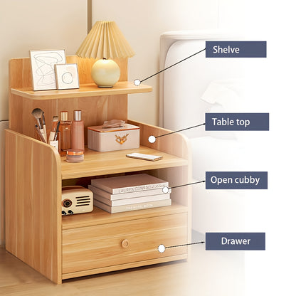 Wooden Bedside Table