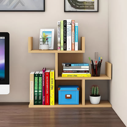 Exclusive wooden table bookshelf