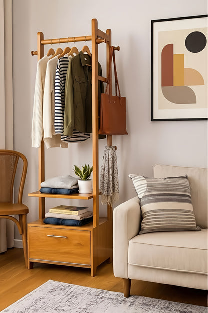 Wooden Stylish Cloth Stand