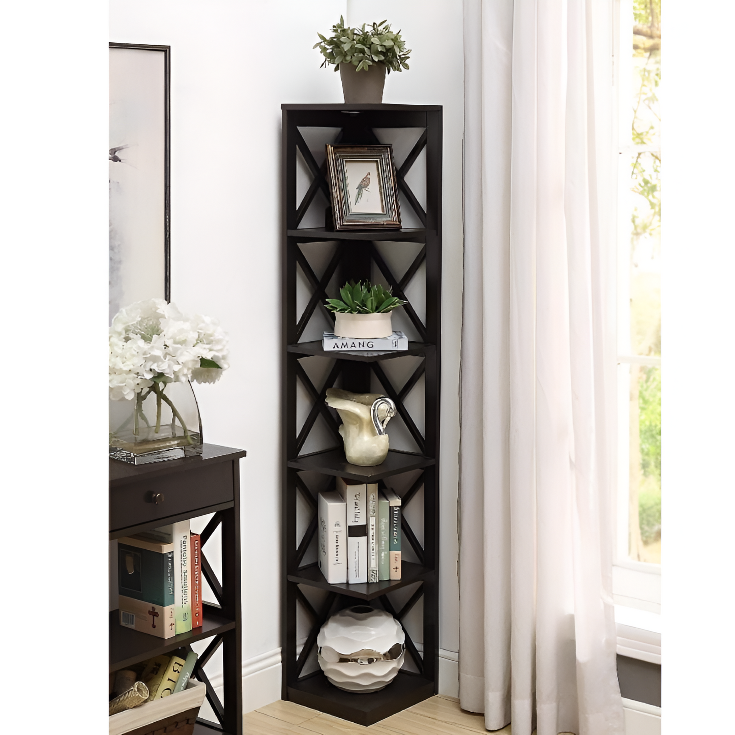 Exclusive Wooden Corner Shelf